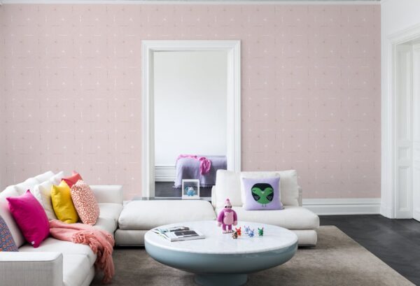 Rebel Walls pilttapeet Perfect Fit, Powder Pink R14113
