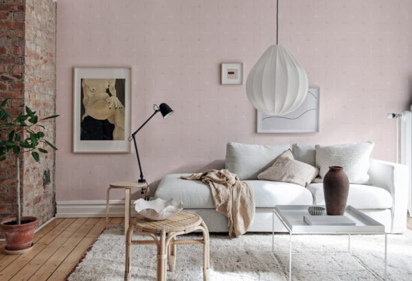 Rebel Walls pilttapeet Perfect Fit, Powder Pink R14113