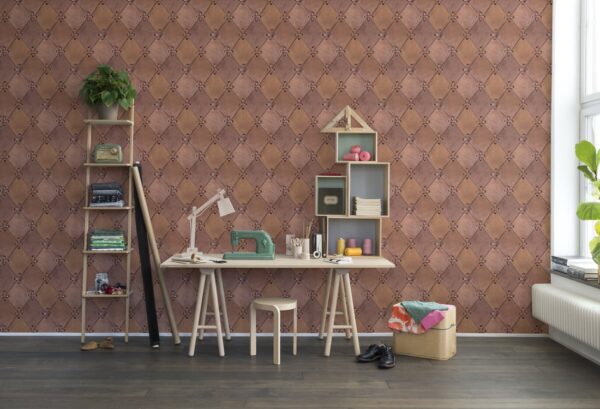 Rebel Walls pilttapeet Leather Rhombs R14121