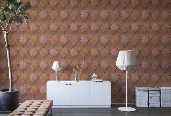 Rebel Walls pilttapeet Leather Rhombs R14121