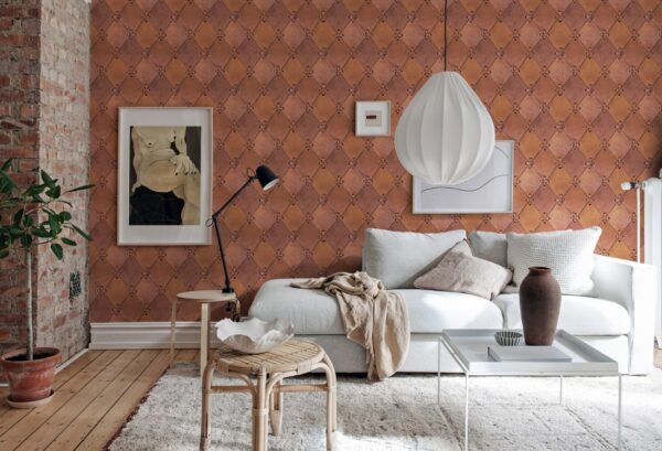 Rebel Walls pilttapeet Leather Rhombs R14121