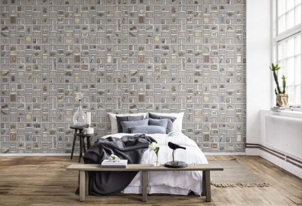 Rebel Walls pilttapeet The Memory Box, Light R14262