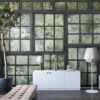Rebel Walls pilttapeet Perspective Jardin, Noir R14372