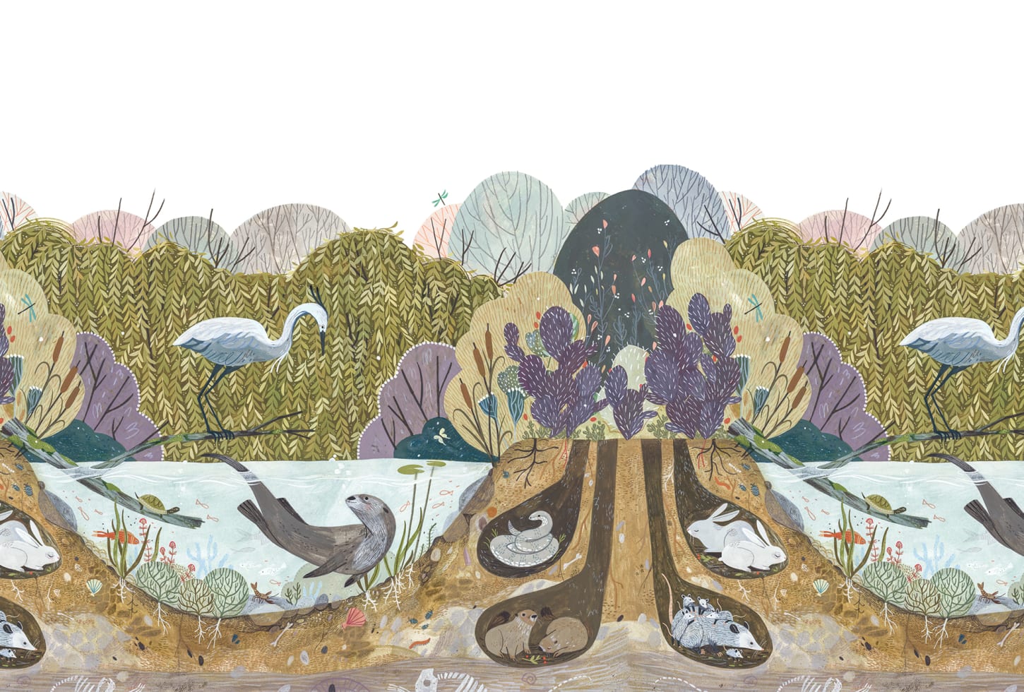 Rebel Walls pilttapeet Wild Willows R14451