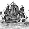 Rebel Walls pilttapeet High Seas, Black R14501
