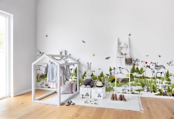 Rebel Walls pilttapeet The Rabbits Playground R14551