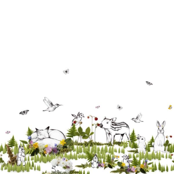 Rebel Walls pilttapeet The Rabbits Playground R14551