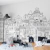 Rebel Walls pilttapeet London Houses R14601