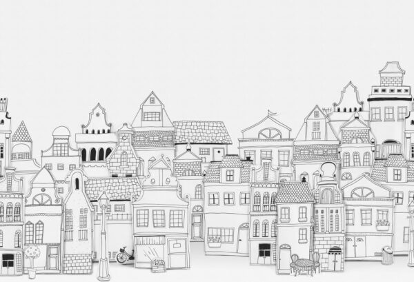 Rebel Walls pilttapeet London Houses R14601