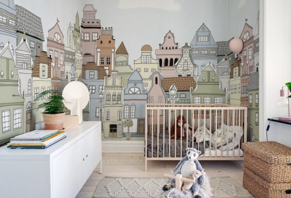 Rebel Walls pilttapeet London Houses, Summer R14602