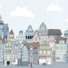 Rebel Walls pilttapeet London Houses, Blue R14603