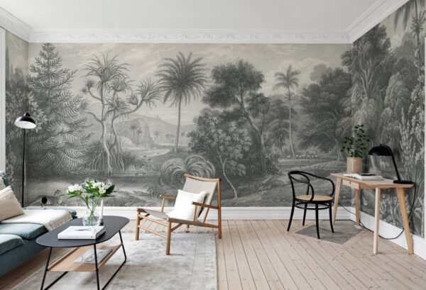 r14611_interior4 Rebel Walls pilttapeet Jungle Land, Vintage R14611