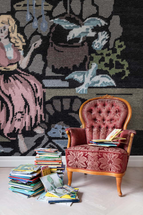Rebel Walls pilttapeet By The Fireplace R14641