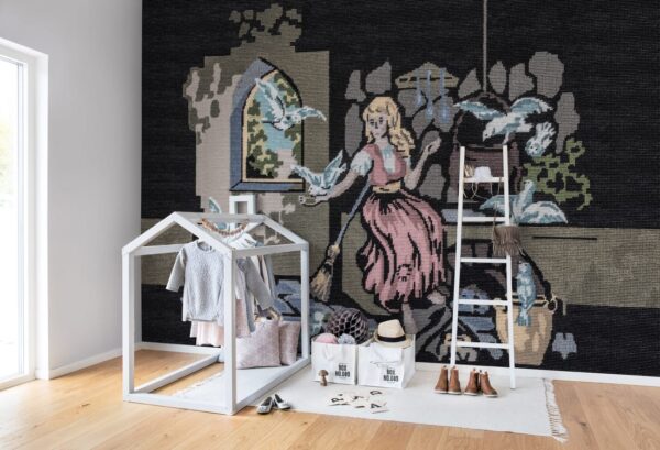 Rebel Walls pilttapeet By The Fireplace R14641