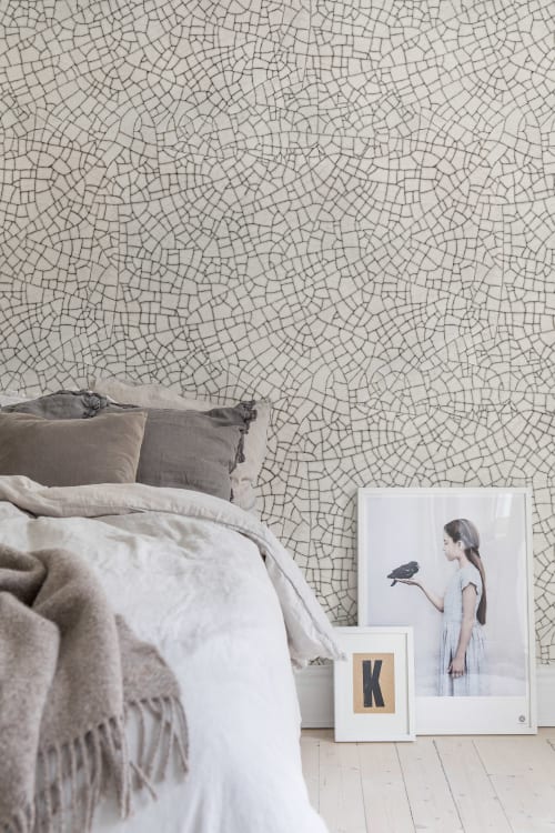 Rebel Walls pilttapeet Raku Crackle, Cream R14671