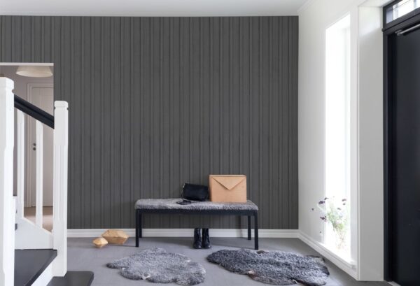 Rebel Walls pilttapeet Swedish Cottage, Gray R14722