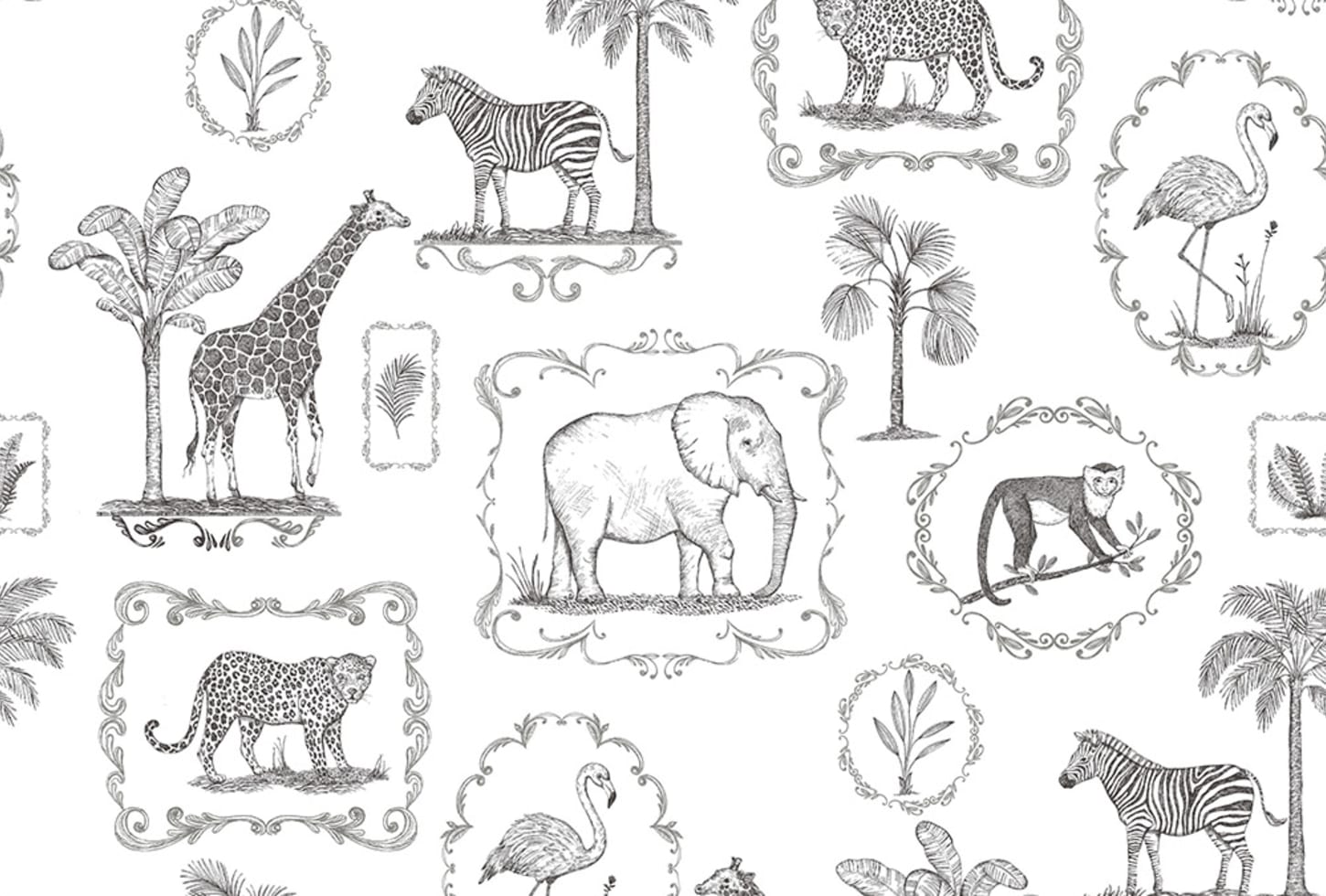 Rebel Walls pilttapeet Animal Party R15271