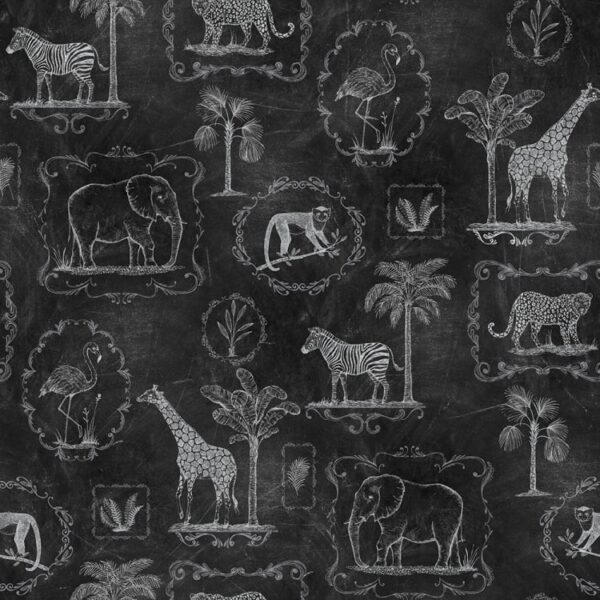 r15273_product Rebel Walls pilttapeet Animal Party, Blackboard R15273