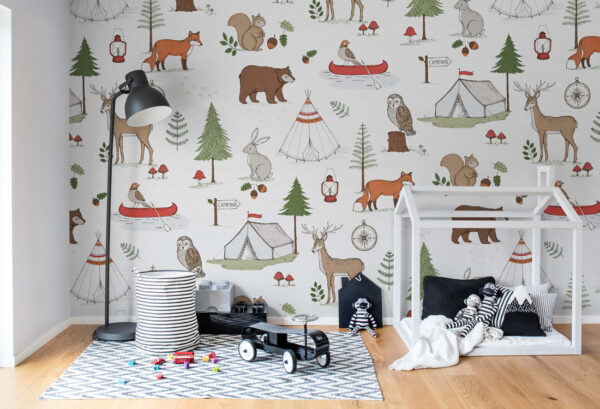 Rebel Walls pilttapeet Camping Trip R15311