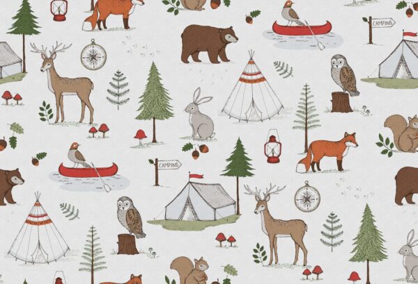Rebel Walls pilttapeet Camping Trip R15311