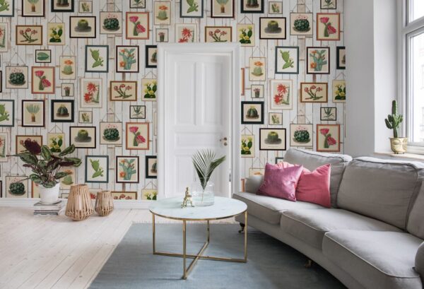 Rebel Walls pilttapeet Cactus Wall Art R15321