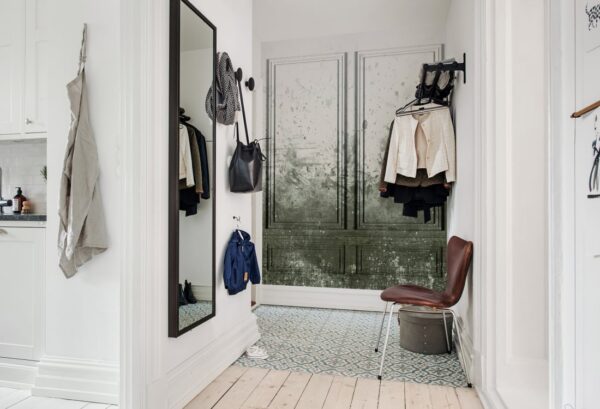 Rebel Walls pilttapeet Patinated Panels, Moss R15382