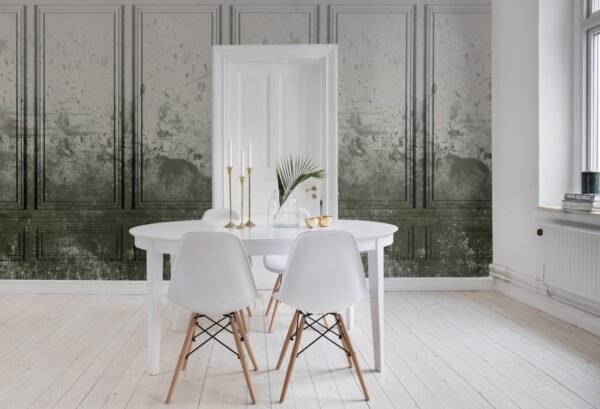 Rebel Walls pilttapeet Patinated Panels, Moss R15382