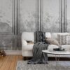 Rebel Walls pilttapeet Patinated Panels, Smoke R15383
