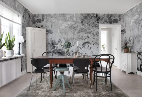 Rebel Walls pilttapeet Fragments, Charcoal R15472