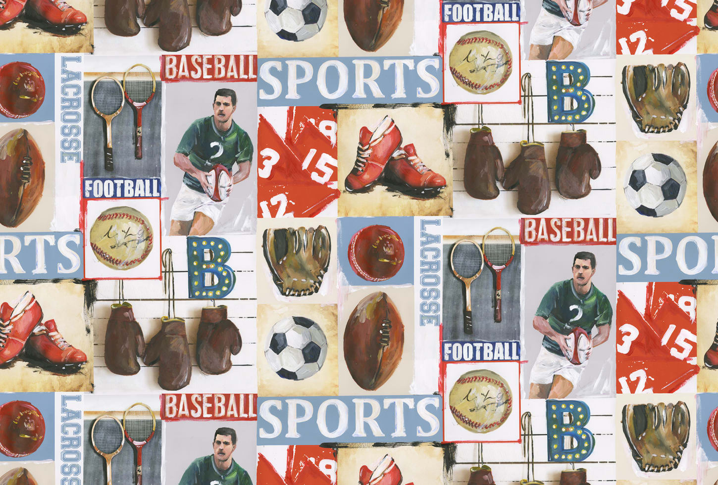 Rebel Walls pilttapeet Sports Junkie R15561