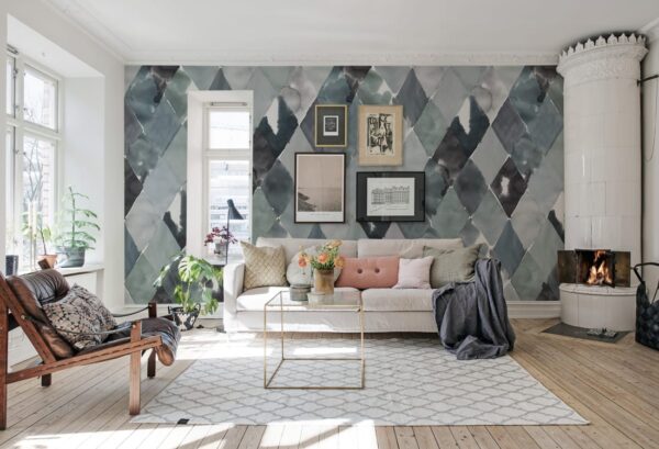 Rebel Walls pilttapeet Big Harlequin, Breeze R15572