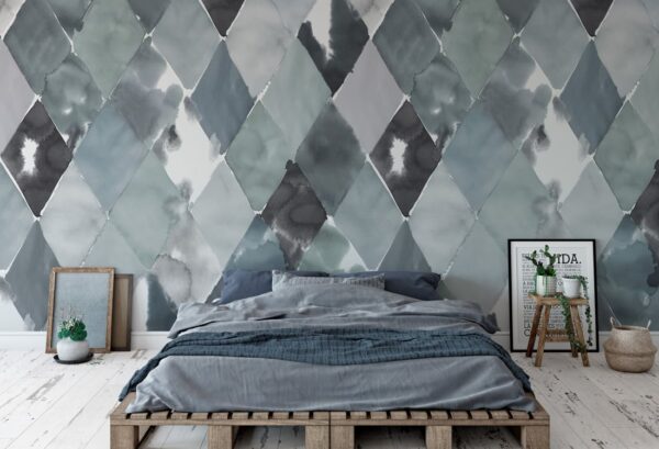 Rebel Walls pilttapeet Big Harlequin, Breeze R15572