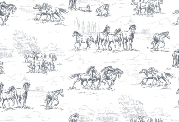 Rebel Walls pilttapeet Horse Herd R15591