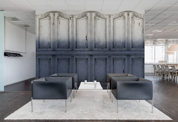 r15602_interior3 Rebel Walls pilttapeet Parisian Panels, Dip Dye Blue R15602