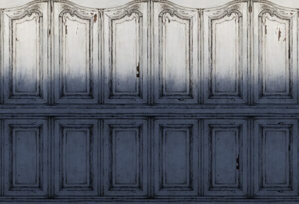 r15602_product Rebel Walls pilttapeet Parisian Panels, Dip Dye Blue R15602