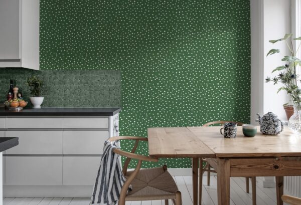 Rebel Walls pilttapeet Rebel Dot, Basil R15753