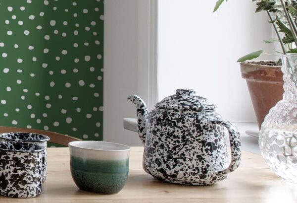 Rebel Walls pilttapeet Rebel Dot, Basil R15753