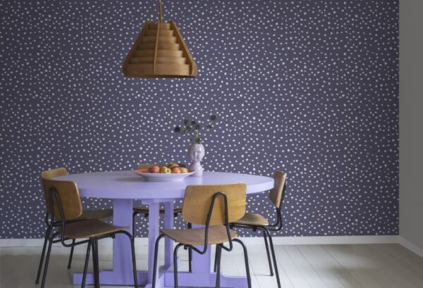 Rebel Walls pilttapeet Rebel Dot, Violet R15754