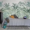 Rebel Walls pilttapeet Pride Palms, Emerald R15902