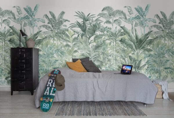 Rebel Walls pilttapeet Pride Palms, Emerald R15902