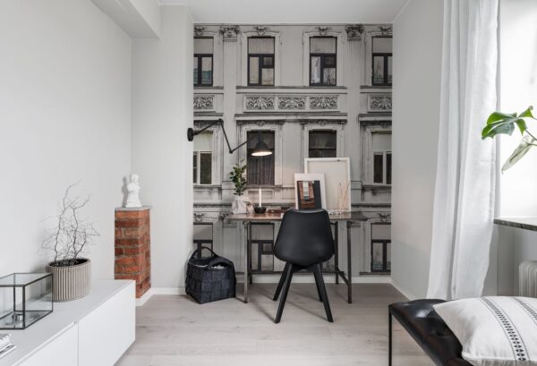 Rebel Walls pilttapeet Rue Relief, White R15932