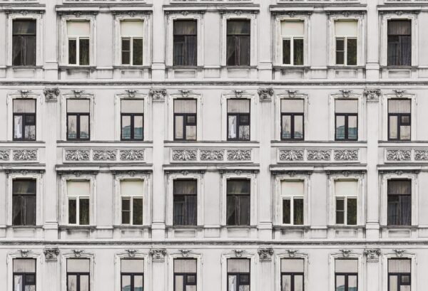 Rebel Walls pilttapeet Rue Relief, White R15932