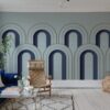 Rebel Walls pilttapeet Arch Deco, Blue R16102