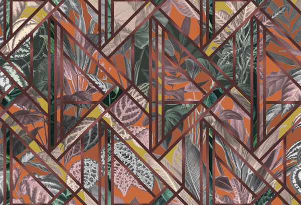 r16131_product Rebel Walls pilttapeet Chicago Club, Ruby R16131