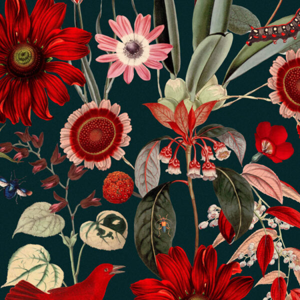 r16171_closeup1 Rebel Walls pilttapeet Eden, Nightfall R16171