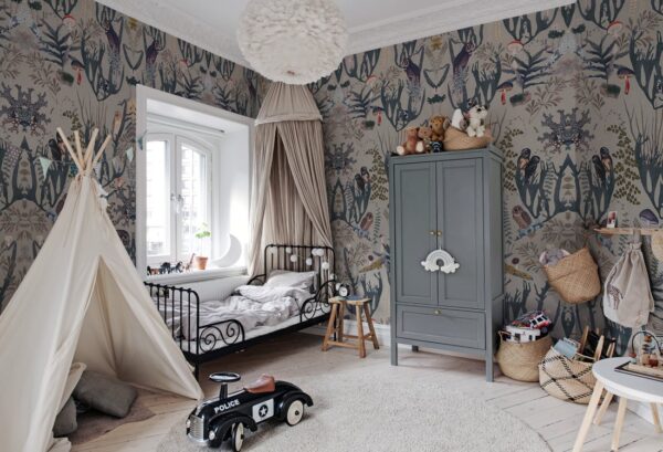 Rebel Walls pilttapeet The Swedish Forest, Blue R16212