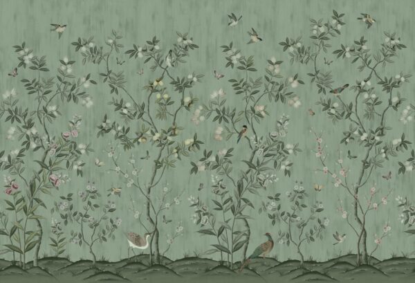 Rebel Walls pilttapeet Chinoiserie Chic, Jade R16742
