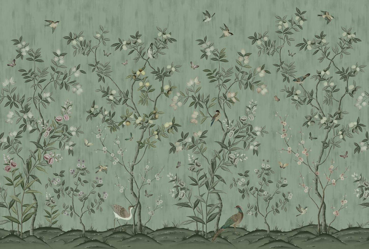 Rebel Walls pilttapeet Chinoiserie Chic, Jade R16742