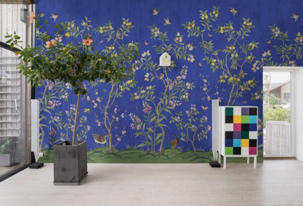 r16747_interior2 Rebel Walls pilttapeet Chinoiserie Chic, Cobalt R16747