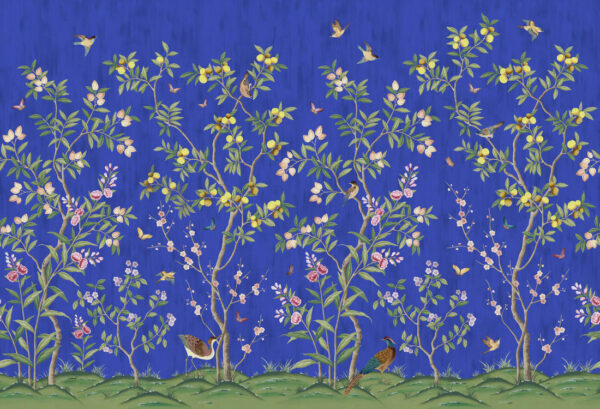 r16747_product Rebel Walls pilttapeet Chinoiserie Chic, Cobalt R16747